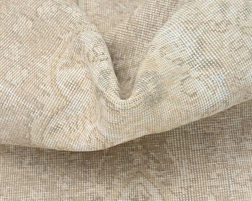 3x5 Vintage Brown Persian Style Hand Knotted Distressed Low Pile Wool Area Rug